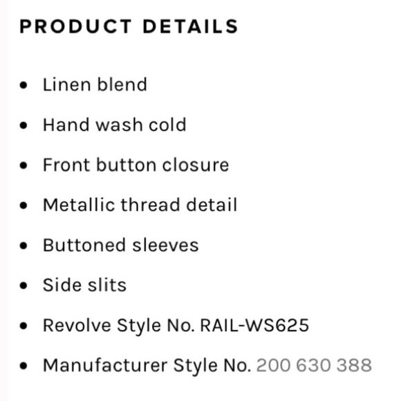 Rails Button Back Sydney Sparkler Striped Linen Lightweight Summer Shirt Small - Picture 6 of 9